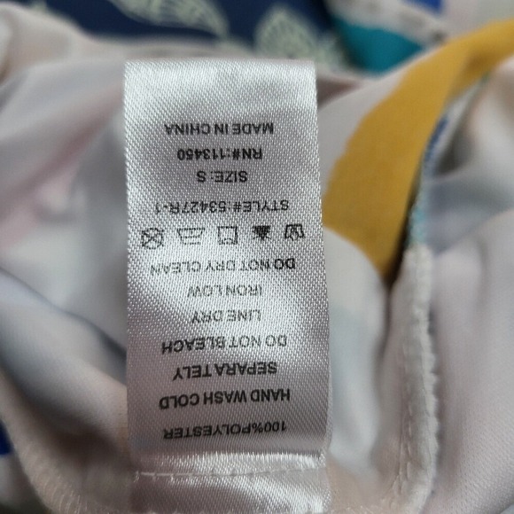 Milk & Honey Striped Romper V-Neck Sleeveless Colorful Casual Summer - Size S - Picture 9 of 10